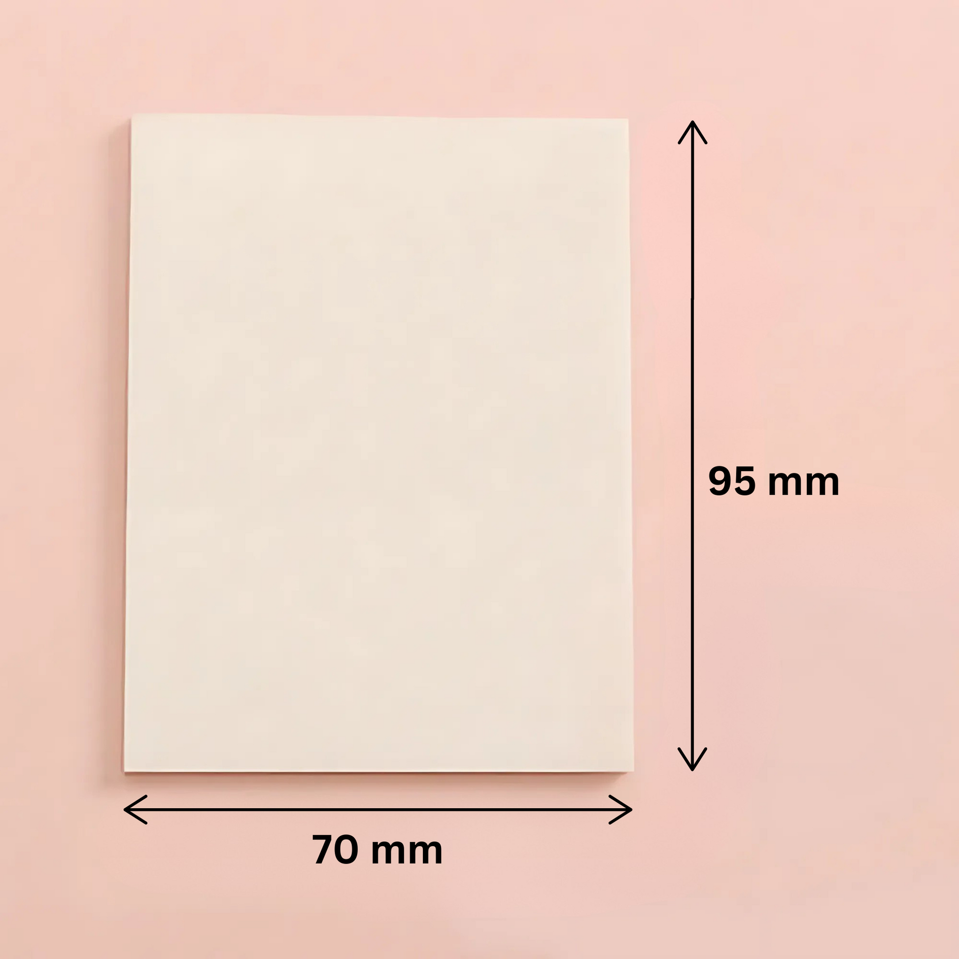 Transparent sticky notes for books – clear reusable sticky notes for annotating without covering text - measurements 70x90mm